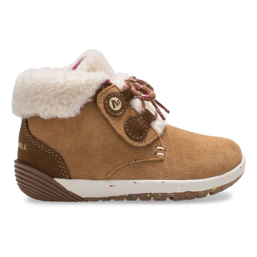 Bottes Merrell Bare Steps Cocoa Jr. Marron Clair Enfant | Z.O.UFLM